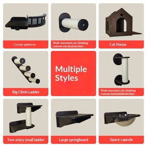 <span class=keywords><strong>Arbre</strong></span> à <span class=keywords><strong>chat</strong></span> moderne sur mesure en sisal et bois <span class=keywords><strong>avec</strong></span> hamac, étagères murales écologiques, emballage carton, pour usage intérieur - Vente en <span class=keywords><strong>gros</strong></span> usine - Product Image 3