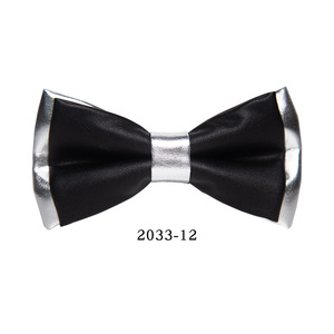 Nuovo stile Ultra brillante oro papillon in pelle Pu negozio notturno palco ospite sposo <span class=keywords><strong>cravatta</strong></span> papillon per gli uomini accessori - Product Image 3