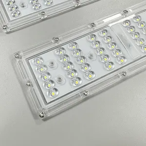 LKG Series 20w 30w 40w 50w 60w 80w 100w 120w dengan 2-5 modul Led semua dalam satu lampu jalan luar ruangan lampu jalan