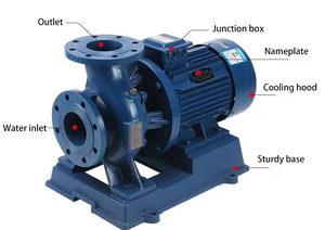 Single Stage 4 6 8 10 Inch Horizontal Booster <b>Pumps</b> Pipeline <b>Pump</b> for <b>Water</b> Pipeline Pressure Boosting - Product Image 3