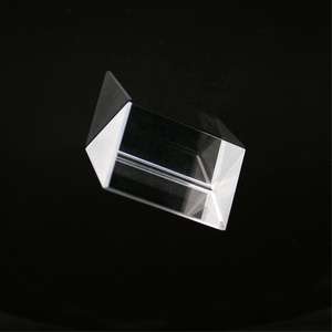 Prisme optique transparent à angle droit personnalisé prisme triangulaire équilatéral en cristal - Product Image 2
