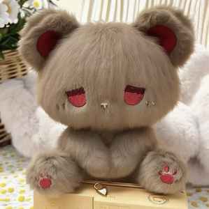 Muñeco de Gato Emo Sentado con Orejas Móviles Bordadas, Juguete de <span class=keywords><strong>Peluche</strong></span> Súper Suave para Aliviar el Estrés, Relleno de Algodón PP, Forro de Malla - Lavable - Product Image 2