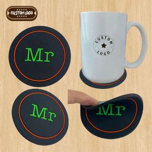 ชุดจานรองแก้วยางซิลิโคนกันลื่นแบบกำหนดเอง3D กันลื่น - Product Image 1