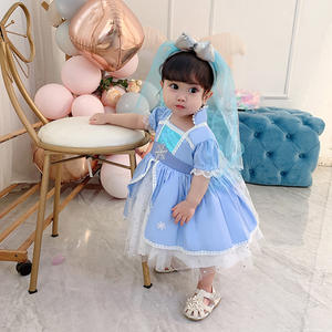 2020 Manica corta Principessa Febbre Del Partito Del Vestito Gioco Anna <span class=keywords><strong>Elsa</strong></span> Bambino <span class=keywords><strong>Bambina</strong></span> Del Bambino Anna Dress Cosplay Costumi - Product Image 3