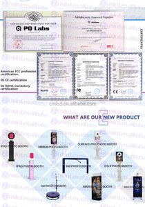 उन्नत फोटो बूथ कस्टम लोगो फोटोबूथ उच्च स्थायित्व हार्ड पहनने वाले अन्य पार्टी की आपूर्ति आईपैड फोटो बूथ मशीन - Product Image 4