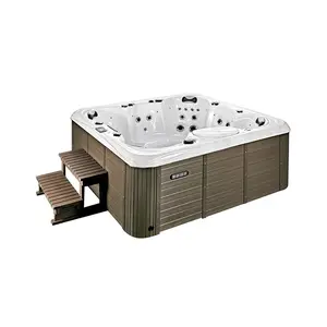Sunrans OEM热卖豪华热水浴缸巴尔博亚控制面板热水浴缸水疗6人户外