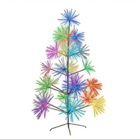 Arbre lumineux LED intelligent en forme de feux d'artifice, nouvel arbre de Noël artificiel, contrôle sans fil, intensité réglable, tension universelle pour les fêtes en extérieur