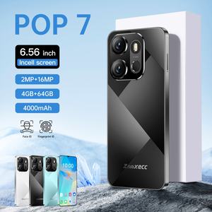 Approvisionnement direct usine ZNNXECC POP7 Téléphone 6,6 pouces Grand écran 4+64 Go Double carte Double veille Reconnaissance faciale Octa Core Français - Product Image 6