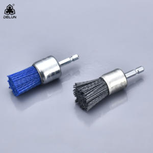 DELUN-Brosses à gobelets assorties en forme de vibratite de 75mm, <span class=keywords><strong>brosse</strong></span> à gobelets en <span class=keywords><strong>nylon</strong></span> à fil <span class=keywords><strong>abrasif</strong></span> <span class=keywords><strong>pour</strong></span> <span class=keywords><strong>perceuse</strong></span> avec <span class=keywords><strong>brosse</strong></span> circulaire à tige de 1/4 pouces - Product Image 5