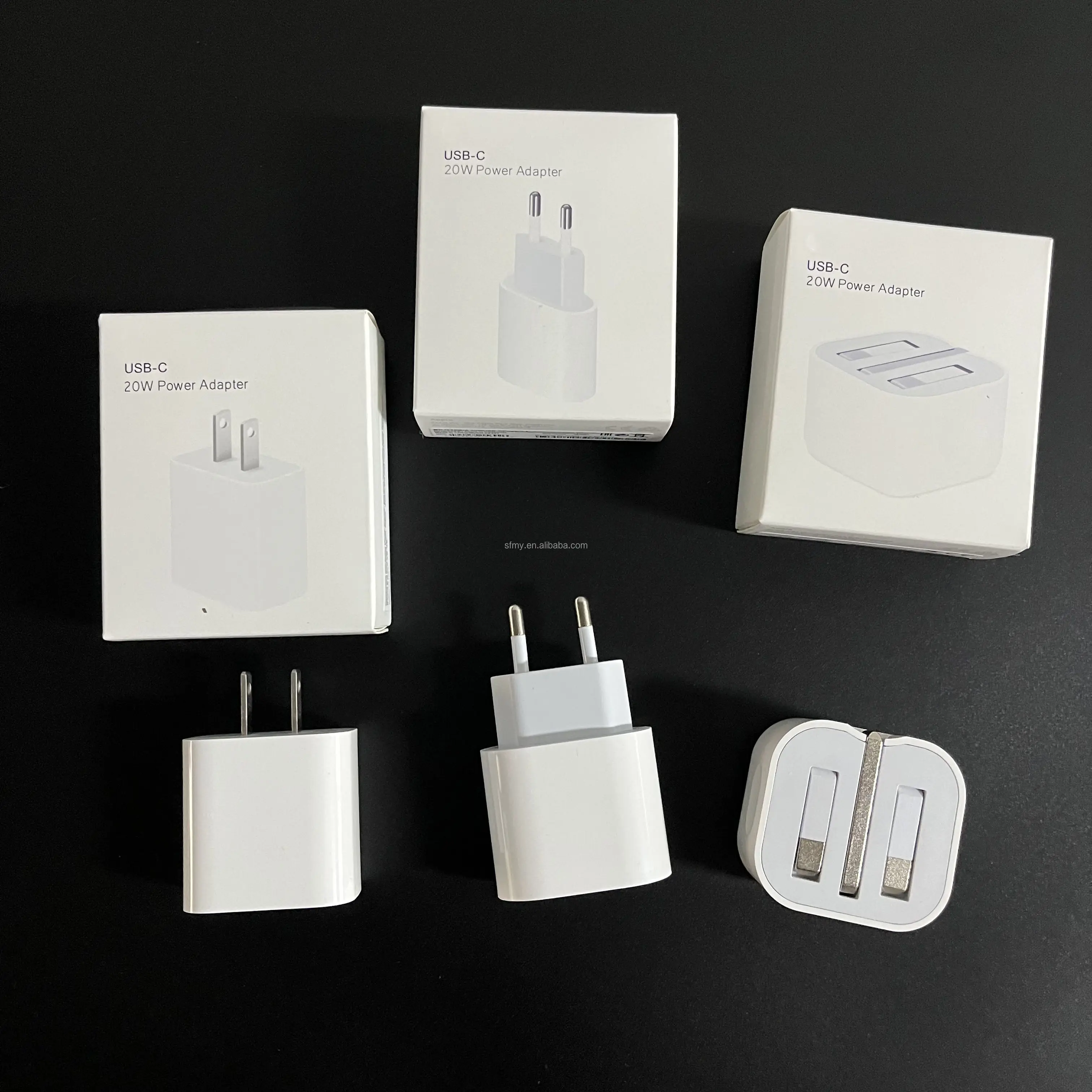 Original Fast PD 20W US EU UK Charger Type c Wall Charger 3pin Plug For apple charger fast char iphone 12 13 14 Pro Max