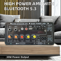Sıcak satış 12V 24V 220V ev amplifikatör kurulu HI-FI Subwoofer bas güç Amp USB uzaktan kumanda bluetooth amplifikatör amplifikatör