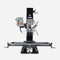 Mini tour à métaux multifonctionnel CTGS35 avec moteur, boîte de vitesses, PLC 220V, pour fraisage et perçage