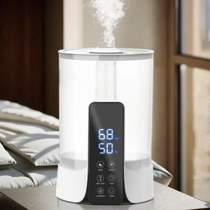 Penyebar minyak esensial, Desktop keluaran kabut besar, penyebar minyak esensial senyap desain Modern, pelembap udara, Aroma tetesan air, lampu LED kendali jarak jauh - Product Image 5