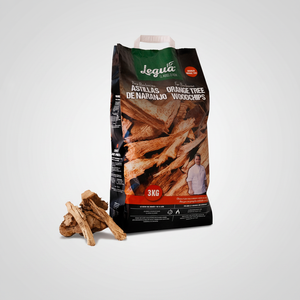 LEGUA español de alta calidad Naranjo madera dura divide bolsa de 3kg para cocinar y fumar en su barbacoa rápido y limpio - Product Image 2