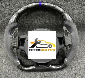 พวงมาลัยคาร์บอนไฟเบอร์<span class=keywords><strong>มือ</strong></span><span class=keywords><strong>สอง</strong></span>คุณภาพดีสำหรับ <span class=keywords><strong>Audi</strong></span> <span class=keywords><strong>R8</strong></span>  ชุดพวงมาลัยหุ้มหนัง  ตกแต่งปรับปรุงใหม่ - Product Image 1