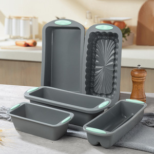 Moule à gâteau en chiffon en silicone, moule à pâtisserie de cuisine, démoulage facile, emballage <span class=keywords><strong>personnalisable</strong></span> - Product Image 3