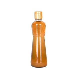 キッチンのゴマ油オリーブオイル粗醤油用の増粘透明ガラス調味料ボトル卸売空ボトル