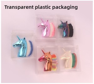 Fondotinta spazzola per unghie con testa di Pony colorata e <span class=keywords><strong>polvere</strong></span> sfusa realizzata in plastica per prodotti di bellezza e cura personale - Product Image 6