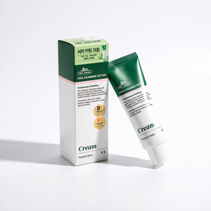 Crème apaisante Vt Cica 50ml, crème pour le visage apaisante, tous types de peaux - Product Image 1
