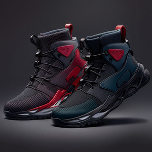 Botte de protection de sécurité légère et <span class=keywords><strong>haute</strong></span> pour hommes Chaussures de travail transfrontalières anti-rayures résistantes à l'usure Style <span class=keywords><strong>basket</strong></span>-ball - Product Image 3