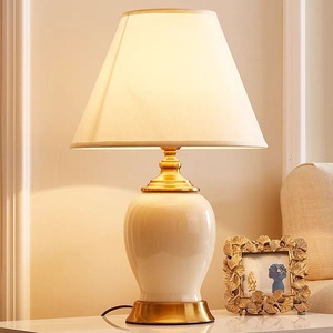 European Style Simple Modern Warm Creative Romantic Bedside Lamp Bedroom American Style Bedside Table AC Power Dimmable Night - Product Image 1