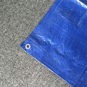 Bâche en PE bleue 50 g/m², imperméable, en polyéthylène léger, couverture de toit, bâche en polyéthylène bleue, feuille de bâche en PE, bâche ultralégère - Product Image 3
