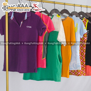 KungFu KingAAA - Balle di T-shirt Usate Miste Colori Chiari, Ingrosso, Magliette Estive di Seconda Mano, Assortimento Luminoso in Cotone Pastello - Product Image 5