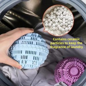 Bola de limpieza de lavadora Producto ecológico verde Reutilizable para quitar la suciedad de la ropa - Product Image 3