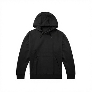 OEM ODM Custom New Arrival Solid Knitted Loose Fit 100% Cotton Heavy <b>Plus</b> <b>Size</b> Men's Sweatshirt Private Gym Hoodie - Product Image 2