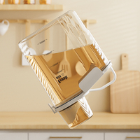 Contenants de stockage de céréales en plastique transparent de 1,6 L, compatibles micro-ondes, avec bec verseur, boîtes de cuisine pour noix, farine, sucre