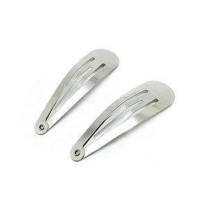 Pinces à cheveux en acier inoxydable 304, accessoires de coiffure, double pince à bec, goutte d'eau, épingles à cheveux, 1 pièce - Product Image 2