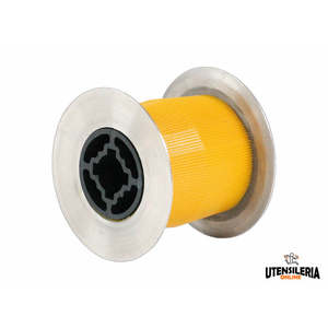 Rouleau abrasif de ceinture avec des brides d'acier inoxydable de 85x70mm - Product Image 2