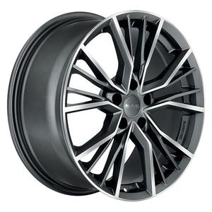 CERCHI IN LEGA UNION 7.5x17 5x112 ET 38 GUN MET-MIROIR FACE - Product Image 1