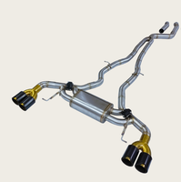 Système d'échappement Catback à prix de gros avec embouts quadruples et silencieux Valvetronic pour BMW X3 M40i 3.0T