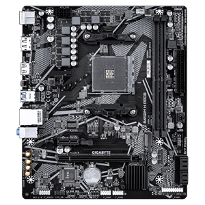 Nueva Placa Base <span class=keywords><strong>GIGABYTE</strong></span> B450M H ARGB AM4 <span class=keywords><strong>B450</strong></span>, AM4 DDR4 64GB PCIe3.0x4 M.2 M-ATX HD VGA ARGB para PC de Escritorio - Product Image 2