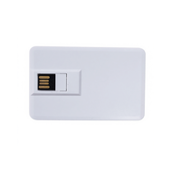 Clé USB Carte de Crédit Double Interface Type C USB 2.0 Personnalisable avec Logo Entièrement Imprimé Clé USB Carte de Visite 4 Go 8 Go 16 Go 32 Go