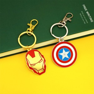 Marvel Movie Iron Man Hulk Hợp Kim Huy Hiệu Phim Hoạt Hình Phim Hoạt Hình Quà Lưu Niệm Thủ Công Bằng Kim Loại Marvel Kim Loại Keychain - Product Image 3