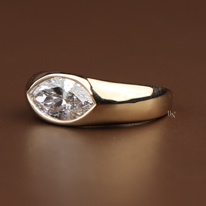 Elegante Anillo de Compromiso con Diamante Cultivado en Laboratorio para Mujer, 1.6 Quilates, en Plata, Oro de 10K, Oro de 14K, Oro de 18K, Joyería Fina Premium para Novia - Product Image 3