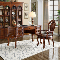 Muebles de Oficina y Estudio de Madera Maciza a Precio de Fábrica, Escritorios y Sillas de Estudio GMS01-GMS04