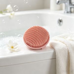 Silicone Body Scrubber <b>Brush</b> Soft Shower <b>Bath</b> <b>Brush</b> Body Loofah Antibacterial Gentle Exfoliation Eco-Friendly Reusable Handheld - Product Image 5