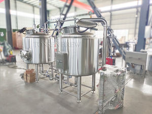 Système de <span class=keywords><strong>brasserie</strong></span> pilote 200L Équipement de microbrassage 2 navires brassage de bière - Product Image 2