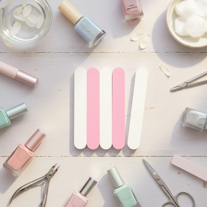 Kit professionnel de 5 mini-polisseuses à ongles pour manucure et pédicure, fabriqué en Corée du Sud, avec blocs éponges - Product Image 3