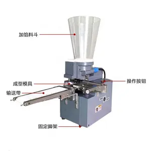 Hoge Kwaliteit Knoedel Vouwmachine/Veerrol Machine Knoedel/Commerciële Knoedel Maken Machine