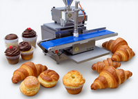 Machine à injecter la crème et la garniture au chocolat pour croissants, pâtisseries et gâteaux