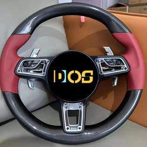Volante de Fibra de Carbono y Alcántara para <span class=keywords><strong>Porsche</strong></span> 718 <span class=keywords><strong>GTS</strong></span> 911 <span class=keywords><strong>918</strong></span> Spyder CARRERA GT Cayenne GT2RS MACAN Panamera Taycan - Product Image 4