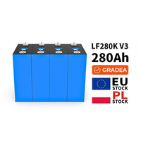 Горячая продажа со склада в ЕС: Аккумулятор LiFePO4 LF280K V3 3.2V 280Ah, премиум-класса, литий-ионный, для электромобилей, систем накопления энергии (ESS) и солнечных энергосистем