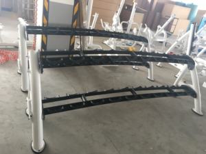 GNS-8212 Ticari İki Katlı Çelik Dambıl Rafı Spor Salonu Fitness Ekipmanı - Product Image 4