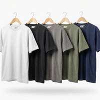 T-shirt en coton 100% pour homme, coupe décontractée vintage, poids lourd 180 g/m², plus de 15 couleurs, vente en gros