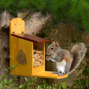 Bird House Wooden Bird Feeder Outdoor Bird <strong>Cage</strong> House <strong>Pet</strong> House Woodpecker Windproof - Product Image 4