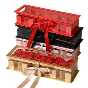 Boîtes en carton recyclé découpées à l'emporte-pièce avec fenêtre, gaufrage et revêtement UV – Boîte cadeau haut de gamme personnalisable pour les fêtes - Product Image 6